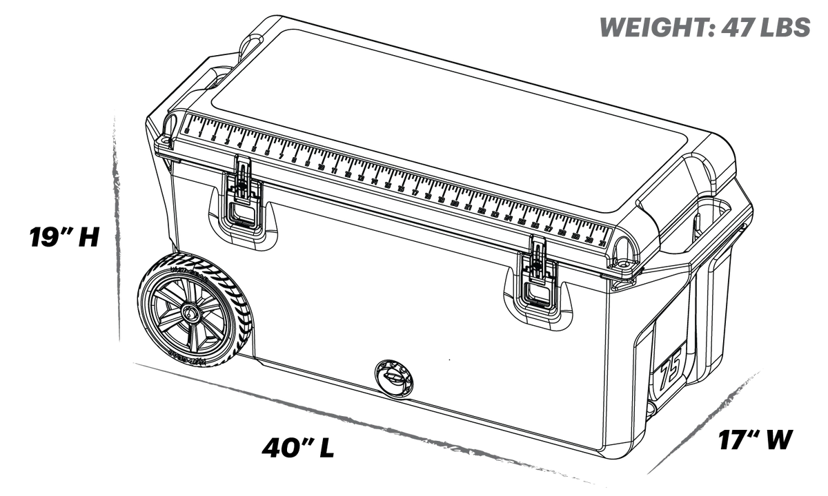 Wyld Gear® 75qt Freedom Series Cooler