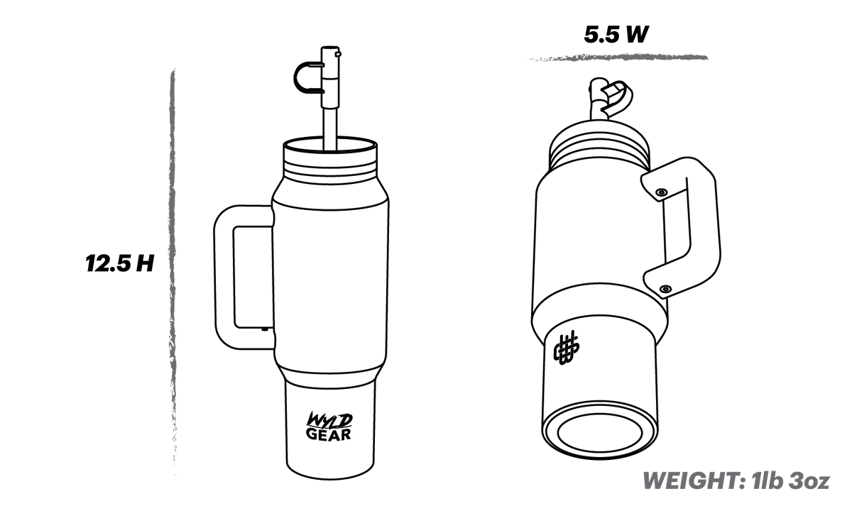 Wyld Gear® 30oz Wyld Syde Travel Tumbler