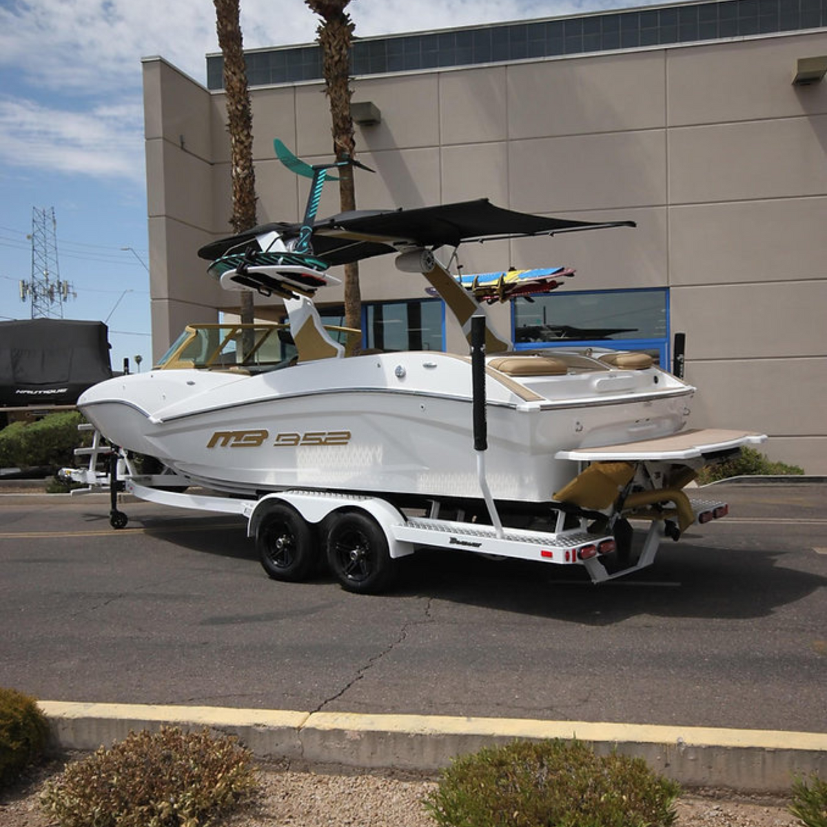 MB Boats Solid Tower Bimini Shade Extension Kit